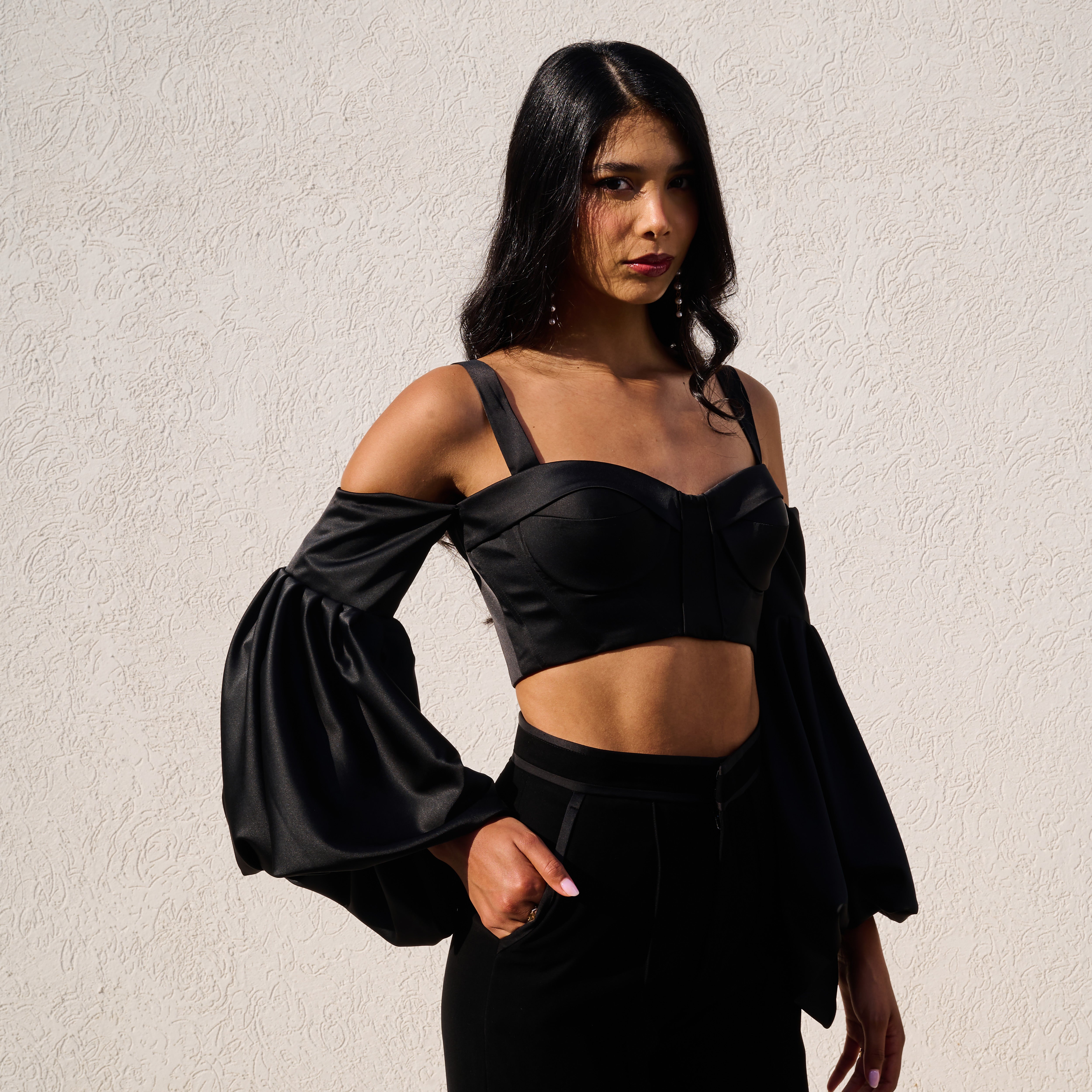 Midnight Kea Crop Top