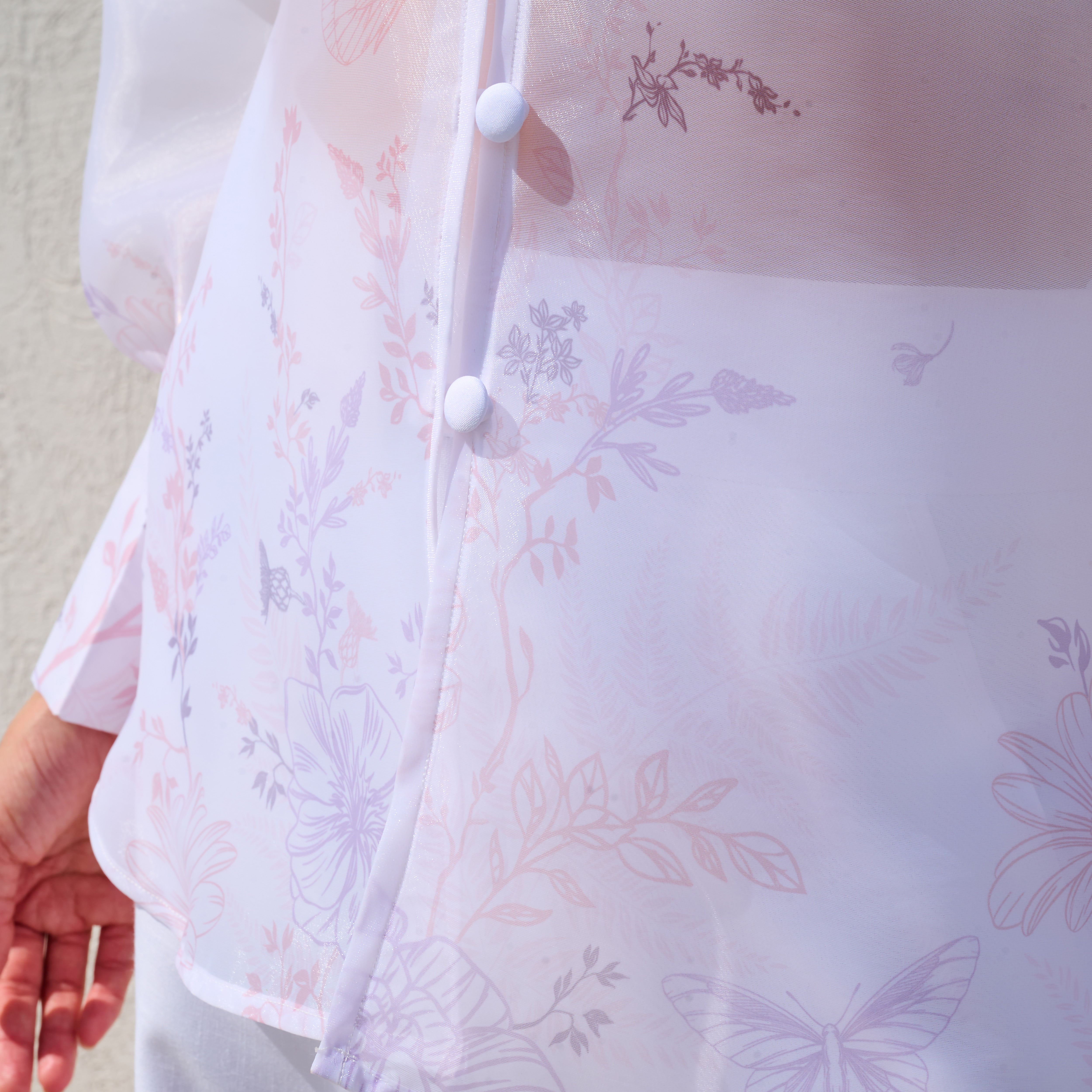 Senja Organza Printed Shirt