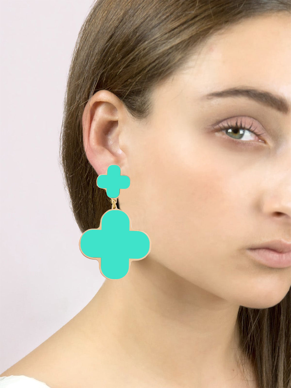 Flower Hoop Earrings