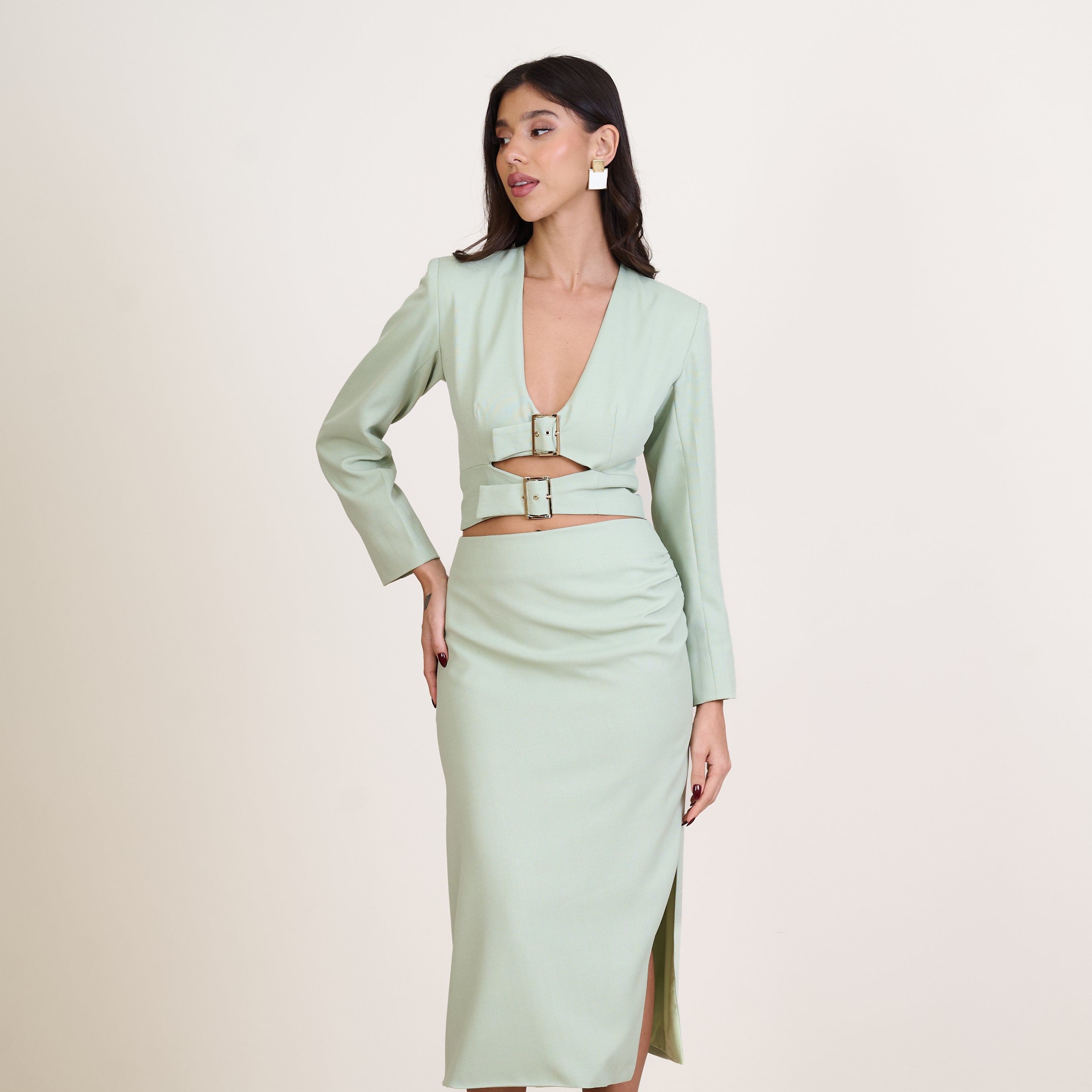 Sienna Set - Crop Top & Pencil Skirt